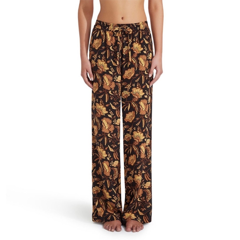 Matteau Silk Pants with Drawstring Tie Size 1
